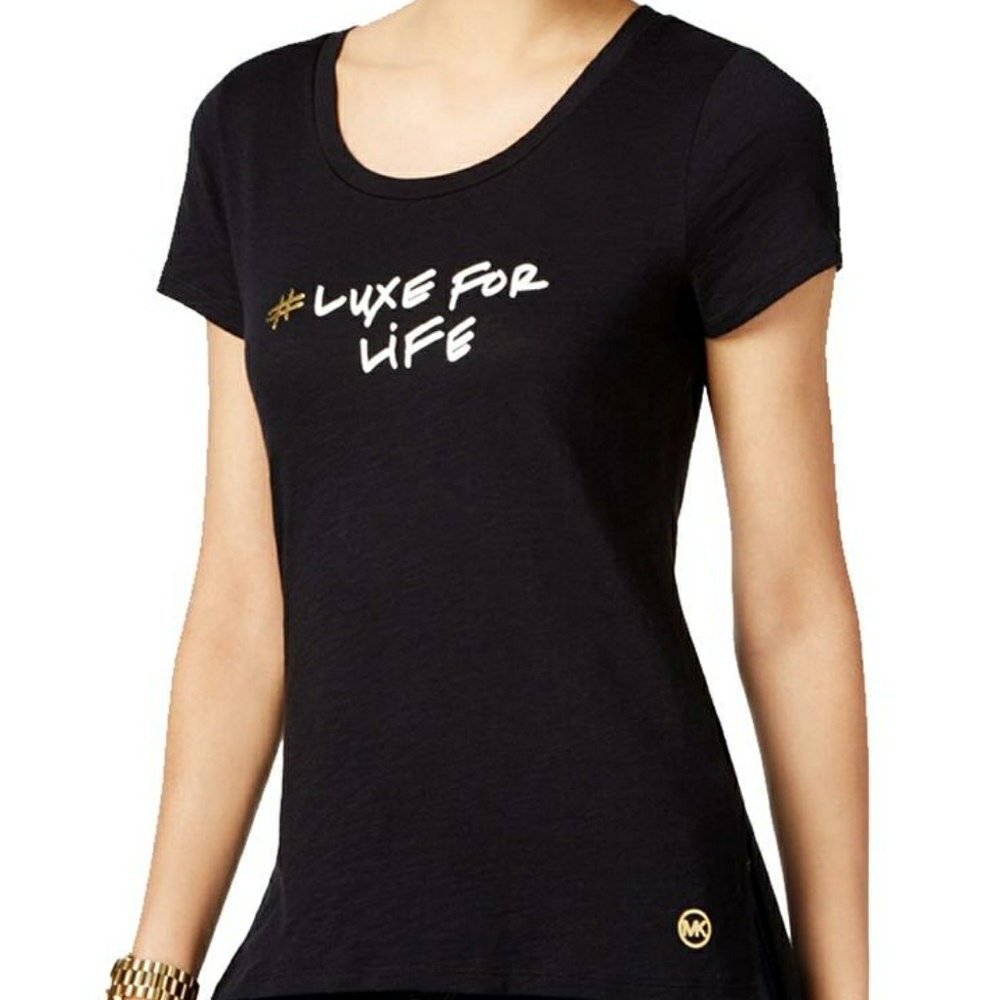 Michael Kors NEW Black Women's Size Large L Luxe